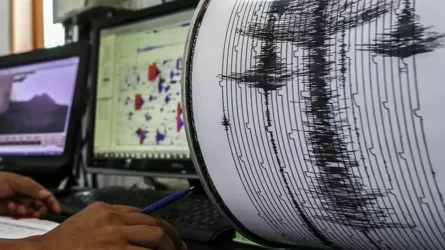 В 662 км от Алматы случилось землетрясение