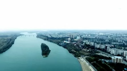 Пойма Иртыша в Павлодарской области затоплена менее чем наполовину