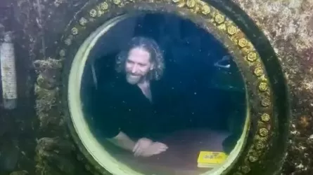 Американский ученый побил мировой рекорд по нахождению под водой
