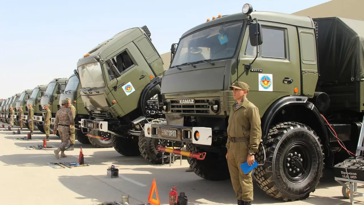 Маңғыстауда 700 әскери көлік тексерілді