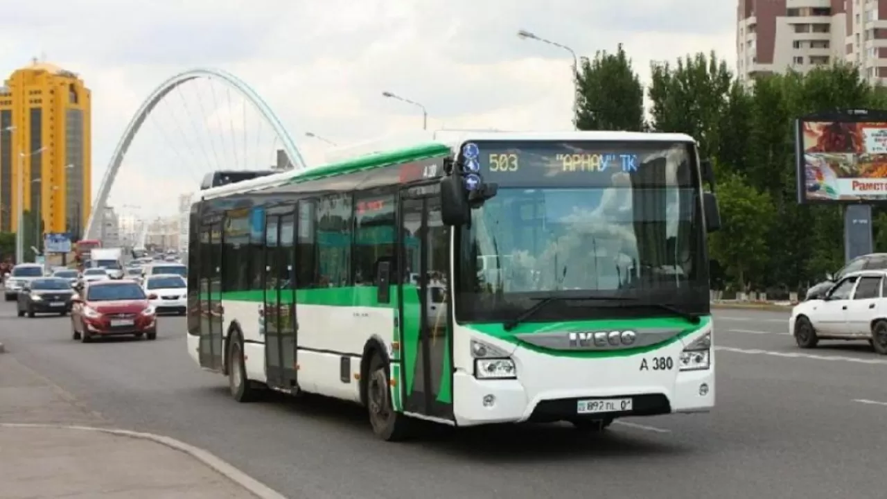 Елордада тағы 5 автобустың жүретін жолы өзгерді