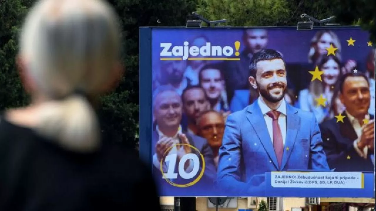 Черногориядағы сайлауда президенттік партия алда келеді