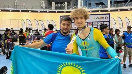 ЧА по велоспорту на треке: наш спортсмен установил новый рекорд Казахстана