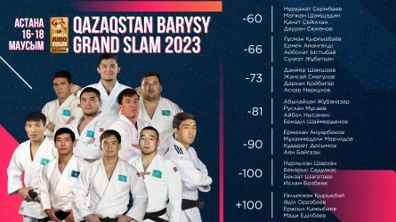 Qazaqstan Barysy Grand Slam жарысына қатысатын Қазақстан құрамасы анықталды