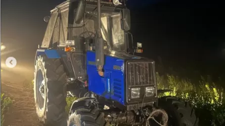 Найден трактор пропавшего в Абайской области местного жителя