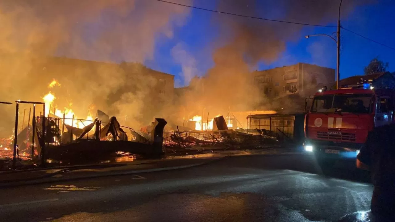 Известное кафе сгорело в Бурабае