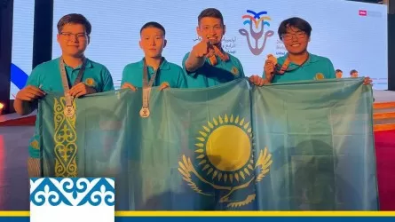Қазақстандық оқушылар халықаралық олимпиаданың 4 медалін жеңіп алды
