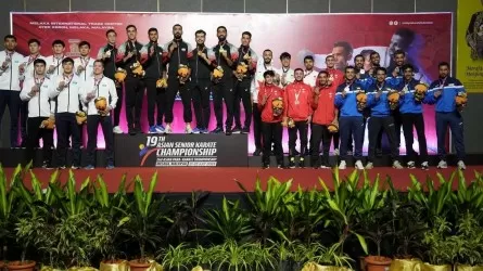 Исторический успех: казахстанцы заняли первое общекомандное место на чемпионате Азии по карате 