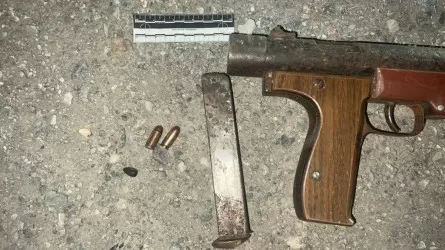 Пистолет-пулемет обнаружила полиция у жителя Павлодарской области