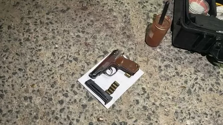Пистолет-пулемет, ружья, пистолеты и боеприпасы изъяла полиция Актау 