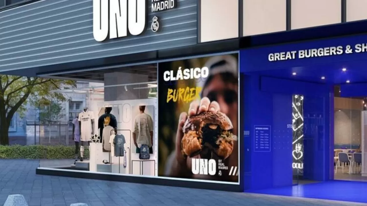 Мадридский "Реал" объявил о запуске сети ресторанов быстрого питания