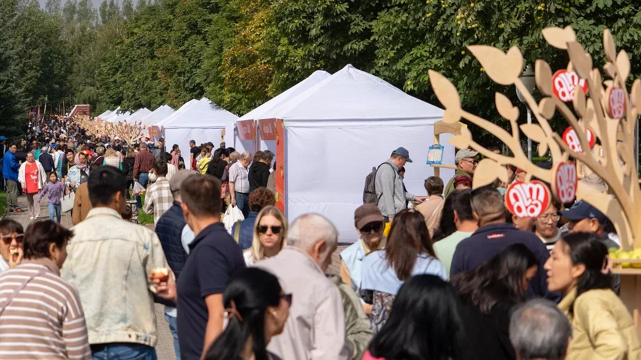 Как прошел яблочный фестиваль на День города в Алматы