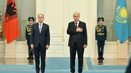 Токаев в Акорде встретился с президентом Албании