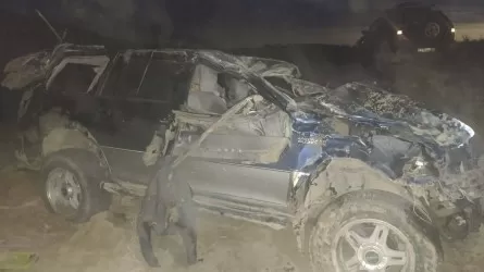 Внедорожник перевернулся в Жетысу – погиб водитель