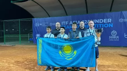 Казахстанские юниоры стали бронзовыми призерами первенства Азии по теннису