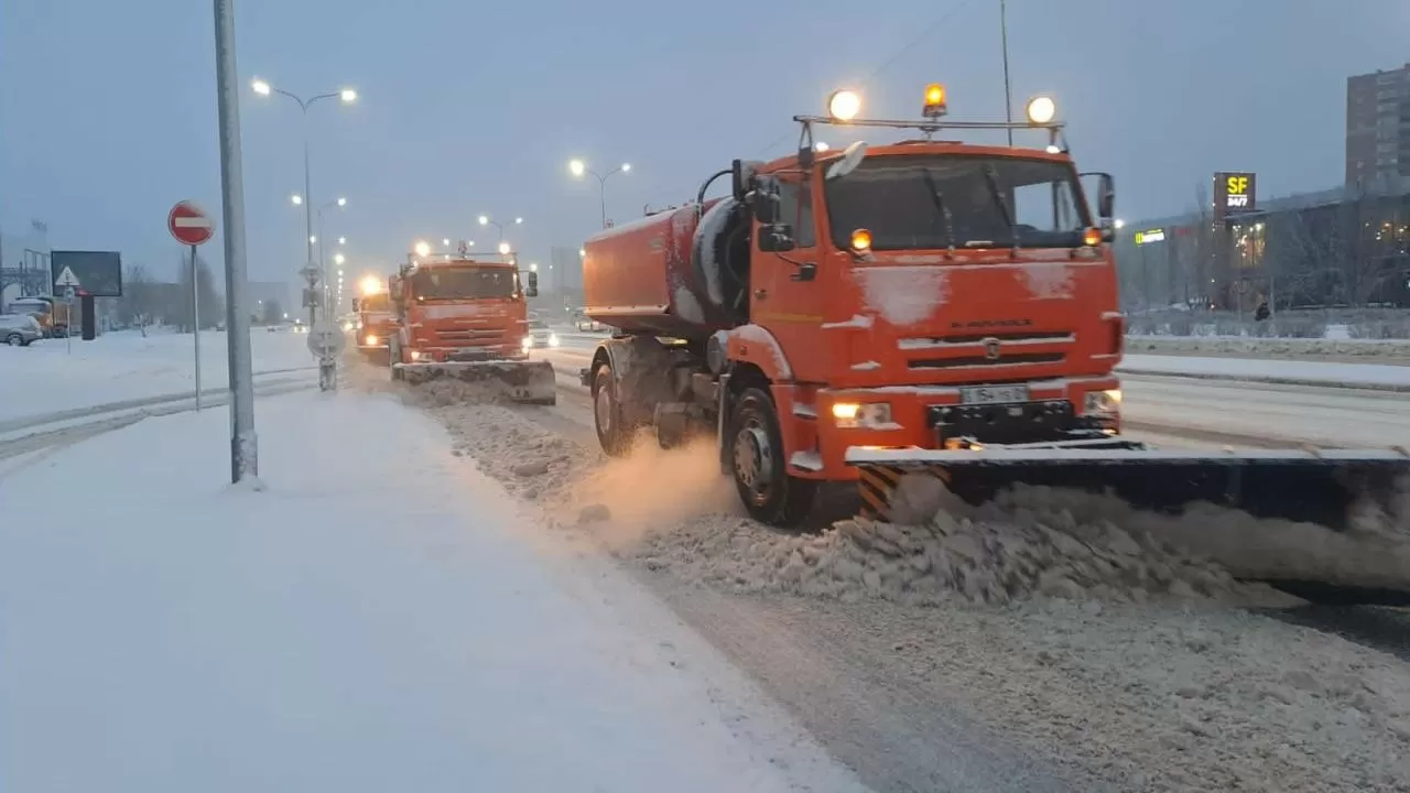 Более 30 тыс. кубометров снега вывезли с улиц Астаны