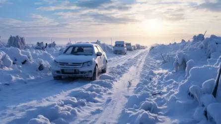 В Казахстане ограничено движение на 10 участках автодорог 