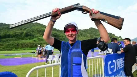 Казахстанка Мария Дмитриенко выиграла золото рейтингового Кубка мира по стендовой стрельбе