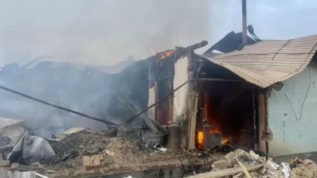 Мужчина получил сильные ожоги, пытаясь спасти мать из огня в Кызылординской области