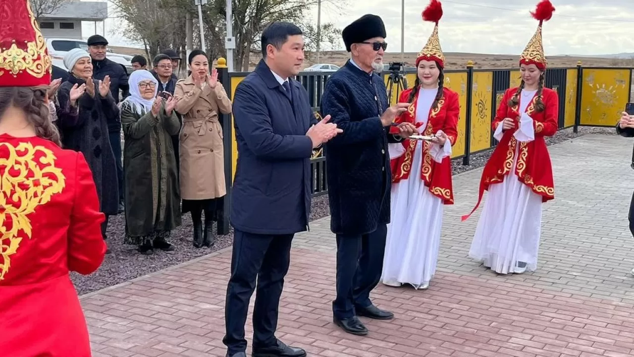 В городе Каражал состоялось открытие "Площади государственных символов" 