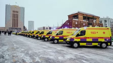 Астананың жедел жәрдем автопаркі 50-ге жуық көлікпен толықтырылды