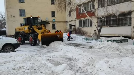 Астанадан қыс мезгілінде 4 млн текше метрге жуық қар шығарылды