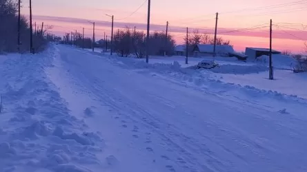 Погодные условия привели к ограничениям на 61 дороге в Казахстане  