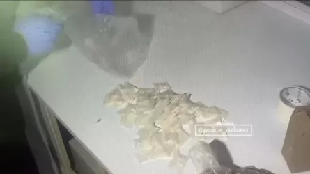 У драгдилера в Астане изъяли более 70 пакетиков с мефедроном, марихуаной и смолой каннабиса