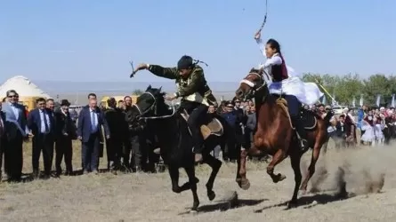 Көкпар тартып, жүйрік жаратып, асауды бас білдірген қордайлық ару