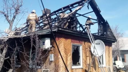 Мужчину без сознания  с ожогами обнаружили во время тушения пожара в Рудном 