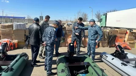 БҚО полицейлеріне Шымкенттен гуманитарлық көмек жеткізілді