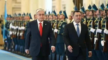 В Астане начались переговоры президентов Казахстана и Кыргызстана 