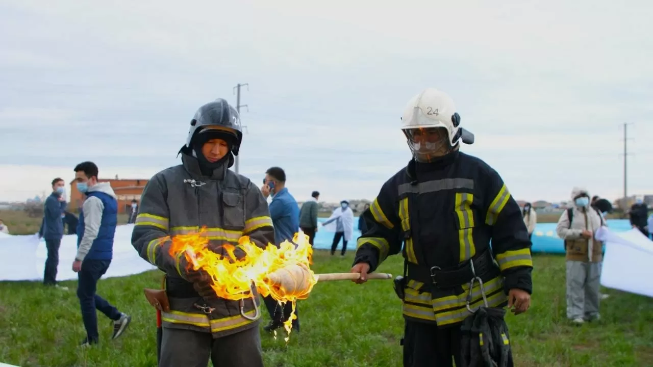 Құны 50 млн теңге болатын 10 тонна насыбай өртелді 