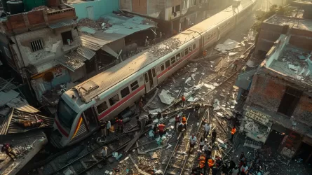 Десятки людей пострадали при столкновении двух поездов в Аргентине