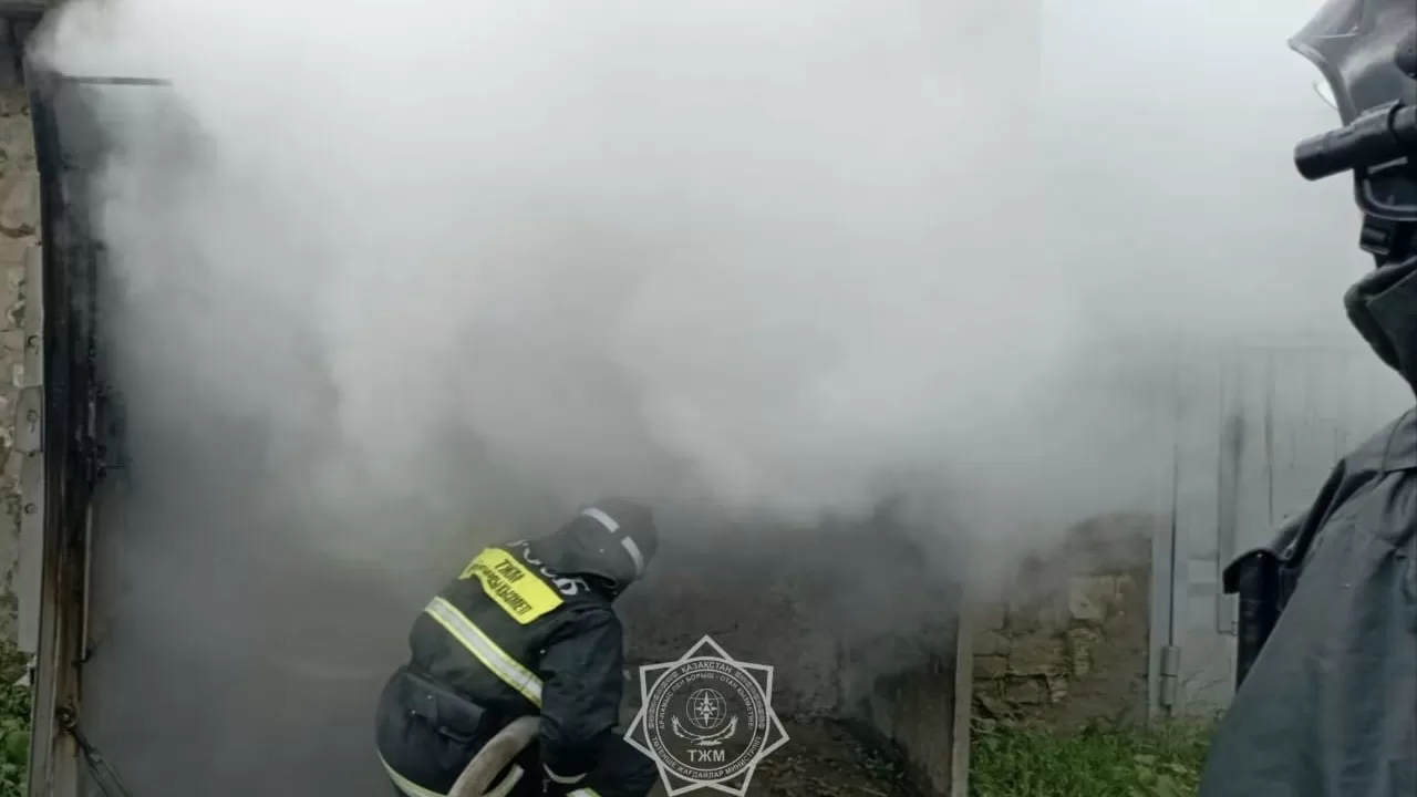 За 15 минут потушили пожар огнеборцы в Акмолинской области