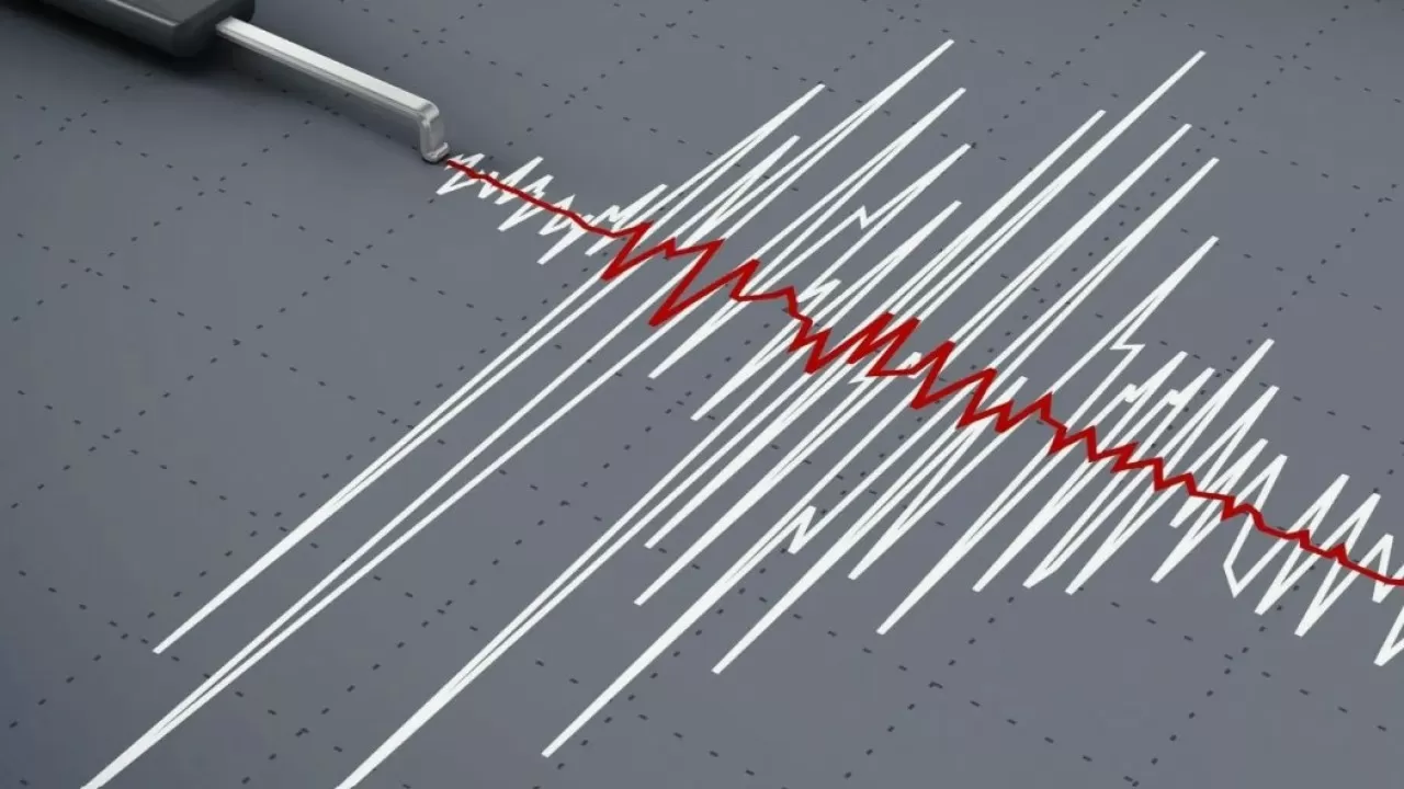 Землетрясение случилось ночью недалеко от озера Алаколь