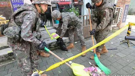 Около 500 мусорных шаров из КНДР прилетели в Южную Корею