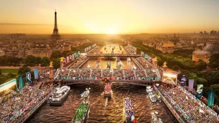 Париж қаласында жазғы Олимпиада ойындары ресми түрде жалауын желбіретті