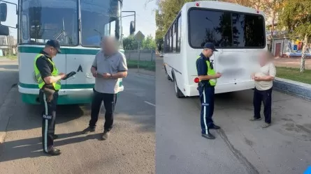 Массовые нарушения водителей автобусов выявили в Павлодарской области  