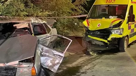 Водитель погиб в результате ДТП с участием скорой в Уральске 