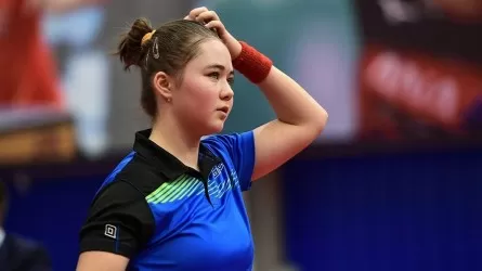 Стали известны промежуточные результаты Казахстана на молодежном чемпионате Азии по настольному теннису