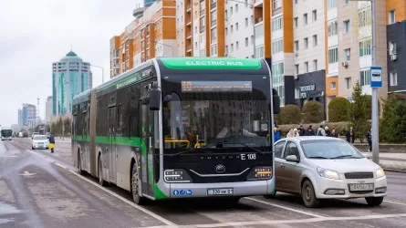 В Астане перекрыли проезд к нескольким остановкам