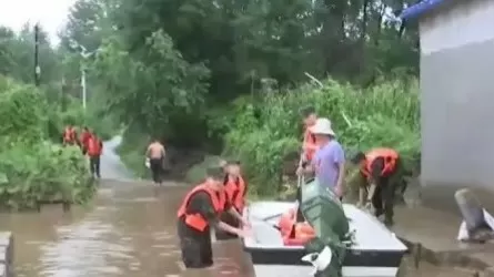 Қытайда бүтін бір қаланы су шайып кетті 