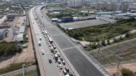 В Астане полностью восстановлено движение по шоссе Алаш