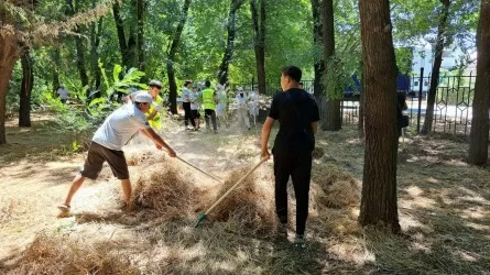 Жастар күніне арналған ұлттық онкүндіктің алғашқы күні 256 тонна қоқыс жиналды