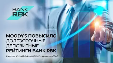 Moody’s повысило долгосрочный депозитный рейтинг Bank RBK до Bа2, прогноз "стабильный "