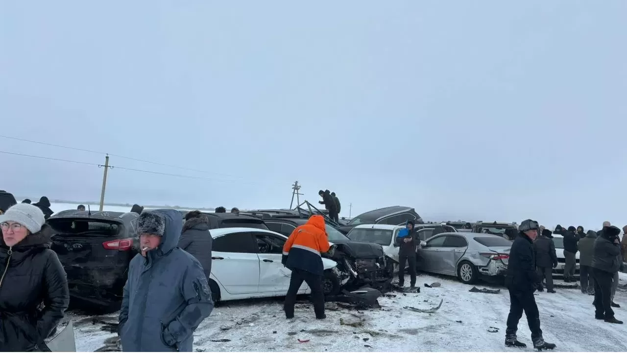 Начато досудебное производство по факту массового ДТП в Акмолинской области