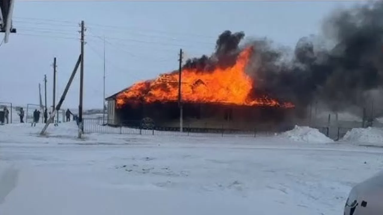 Павлодар облысында жанып кеткен мектептің орнына жаңасы салынатын болды