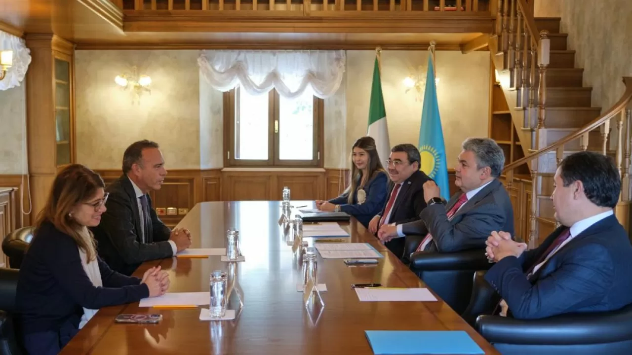 Kazakh Foreign Minister Meets with Heads of Leading Italian Companies