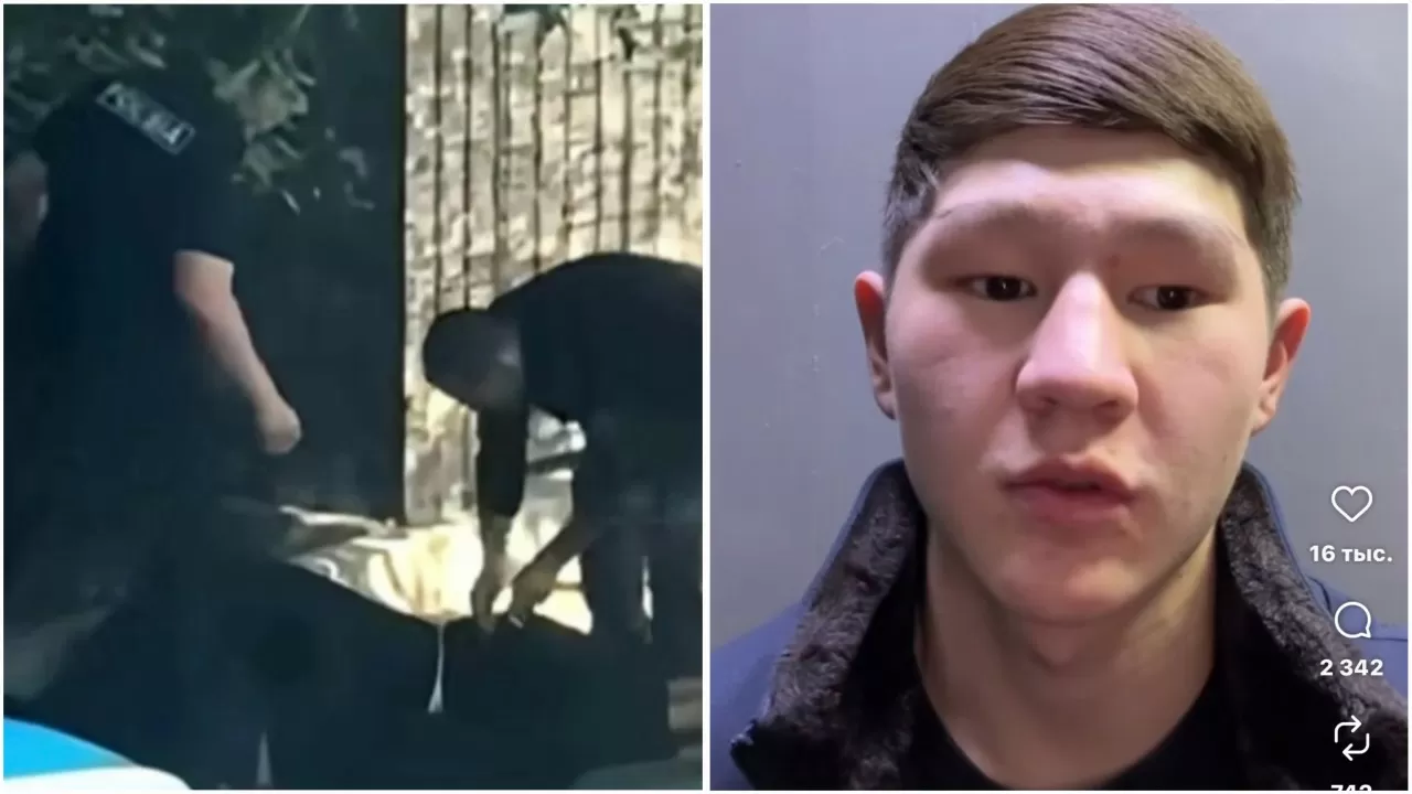 "Полицейлер қалтасына есірткі салып жіберді": Алматыда ұсталған жігіт видеоүндеу жолдады